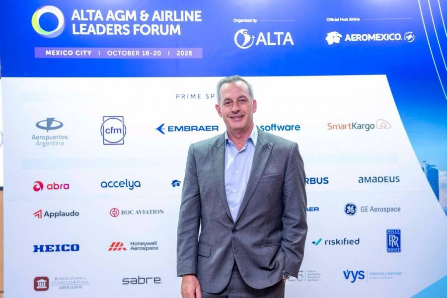 Andrés Conesa, de Aeroméxico, asume presidencia ejecutiva de ALTA para 2026-2027 
