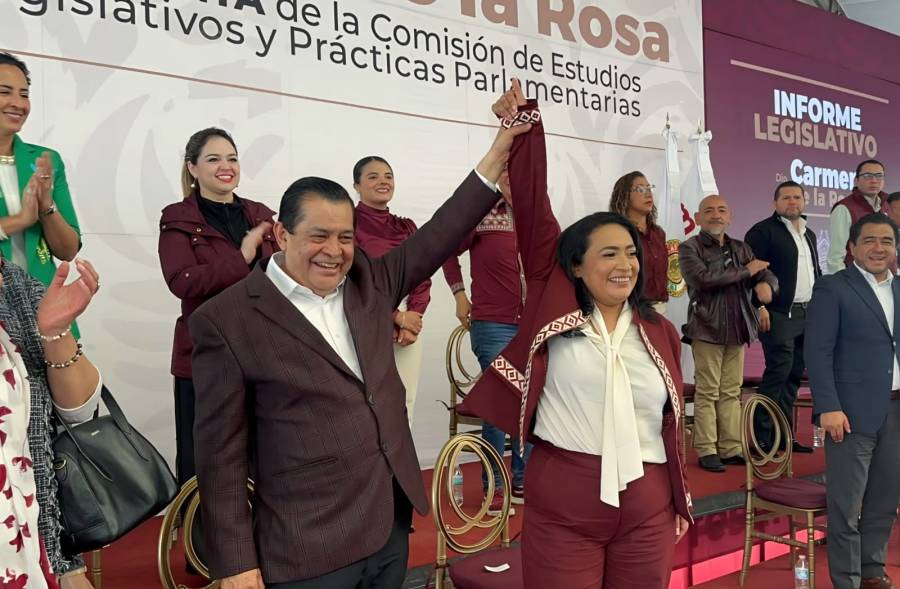 Carmen de la Rosa reporta beneficios para 315 mil habitantes de Nezahualc&oacute;yotl y anuncia avances para hospital de 250 camas