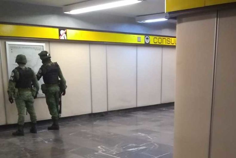 Guardia Nacional llega al Metro