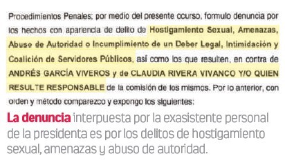 Claudia Rivera defendió a García Viveros y me pidió perdonarlo: Magda N