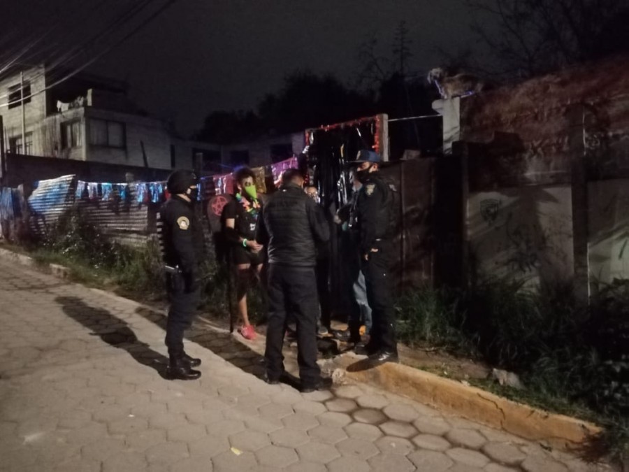 Operativos contra fiestas clandestinas en Cuajimalpa