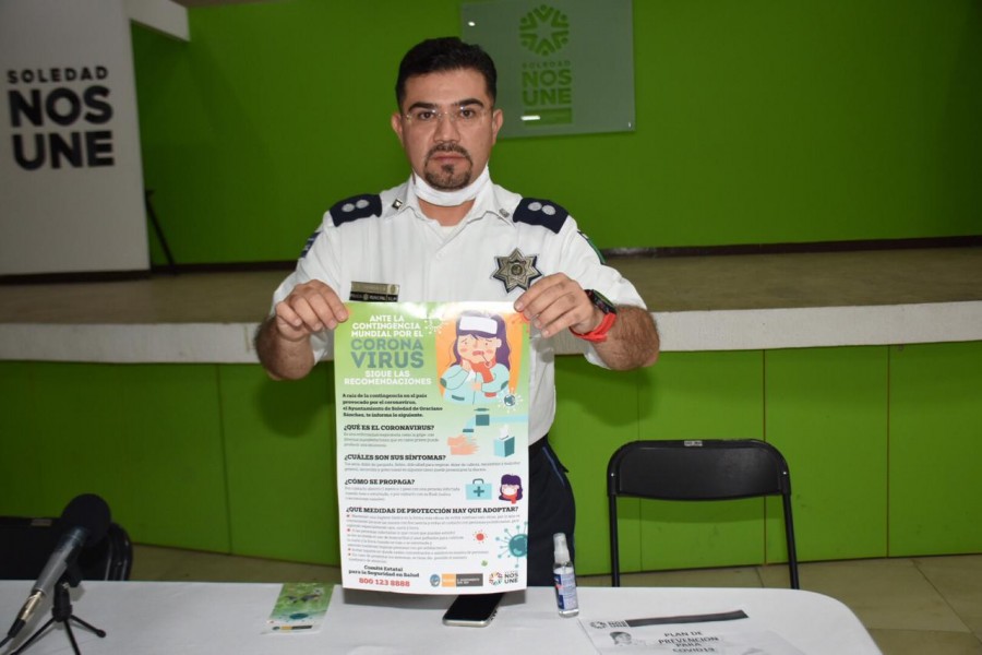 SP de Soledad presenta plan de prevención contra el Covid-19