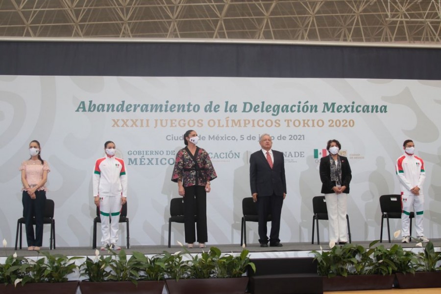 Abanderamiento Delegación Mexicana rumbo a Tokiio 2020