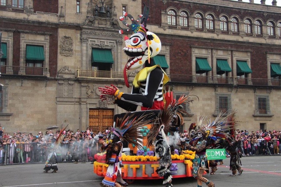 Se lleva a cabo el Desfile Internacional del Día de Muertos en la CDMX