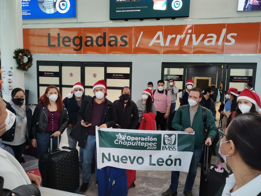 Recibe IMSS Baja California brigada COVID que apoyará en la lucha contra la enfermedad