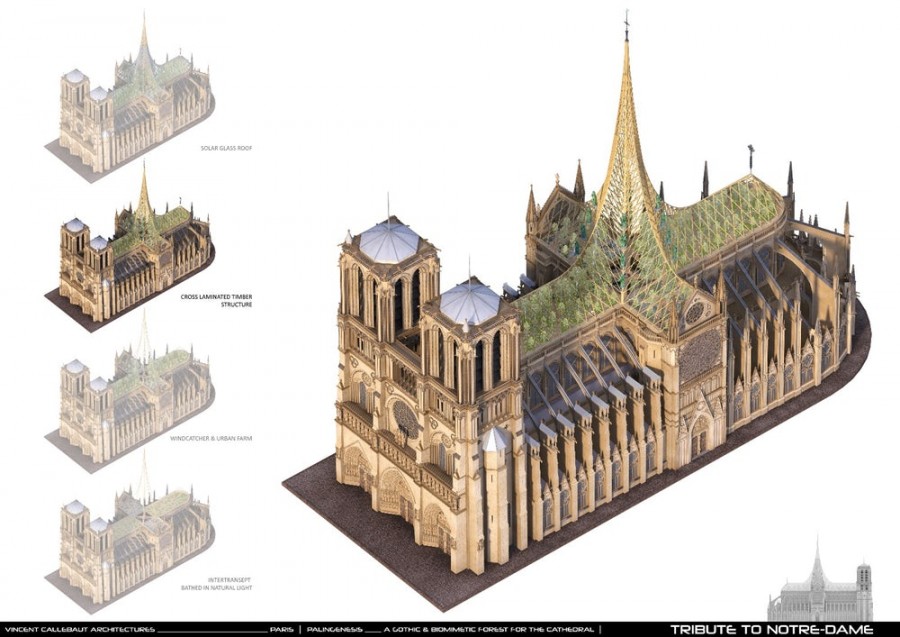 Proyecto Notre Dame de Vincent Callebaut