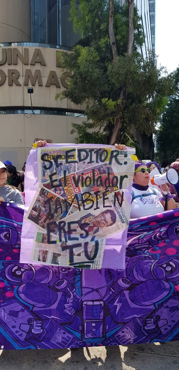 Marcha 8M VS medios