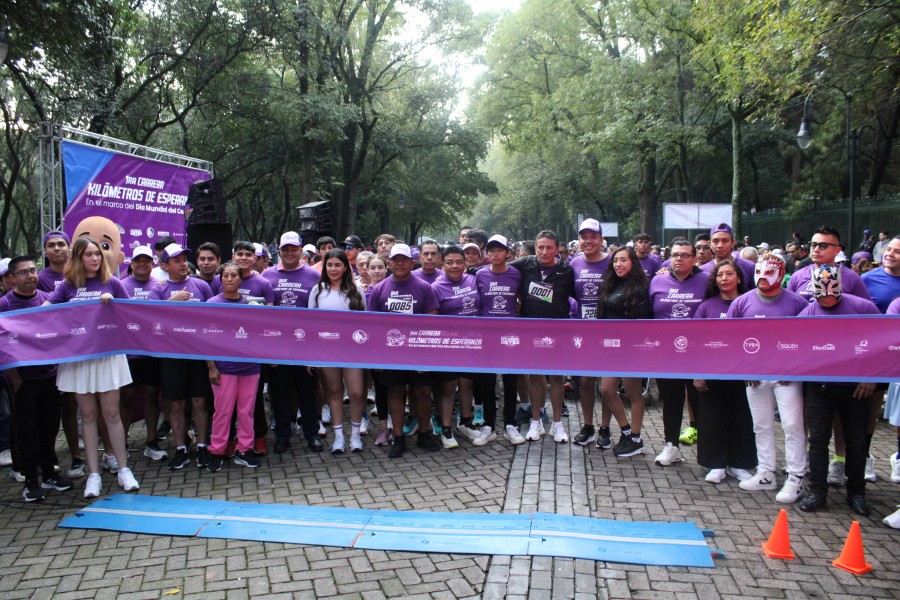 ?Kilómetros de Esperanza? se corre con éxito en Chapultepec y recauda fondos para cirugías de tumores cerebrales