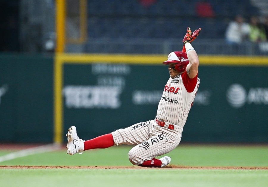 Victoria 42 de los Diablos Rojos del México en la temporada ante Bravos de León