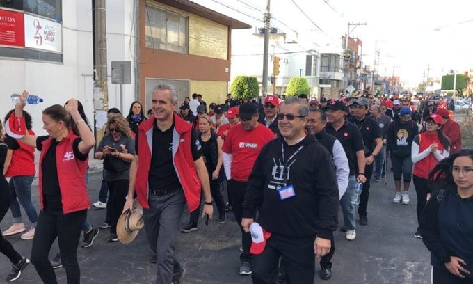 Rectores marcharon en Puebla; refrendan apoyo y solidaridad con universitarios
