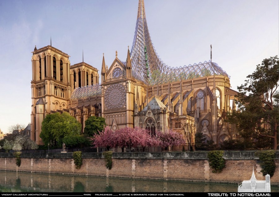 Proyecto Notre Dame de Vincent Callebaut