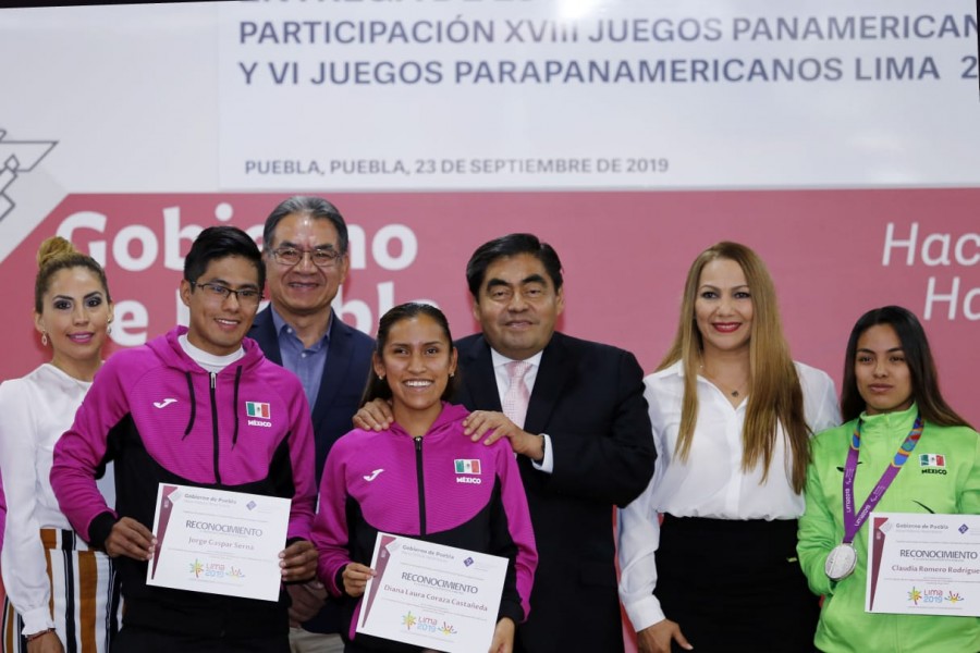 Compromete gobernador de Puebla apoyo por igual a deporte popular y de alto rendimiento