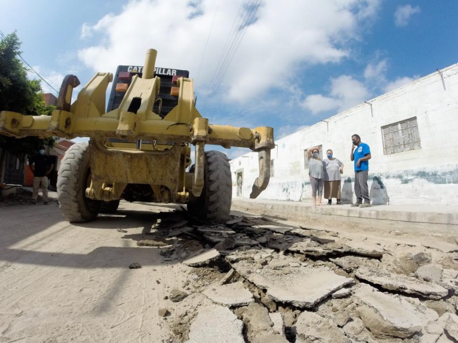 Ayuntamiento Soledad inicia pavimentación Av. México