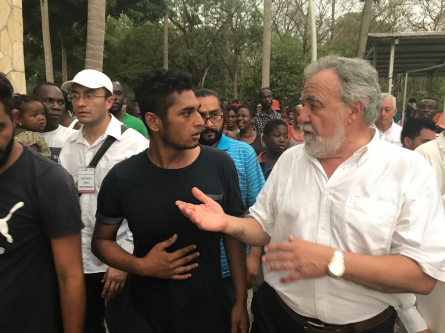 SEGOB supervisa albergues de migrantes en Chiapas