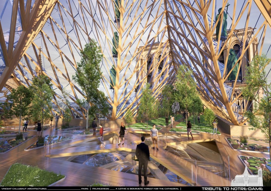 Proyecto Notre Dame de Vincent Callebaut