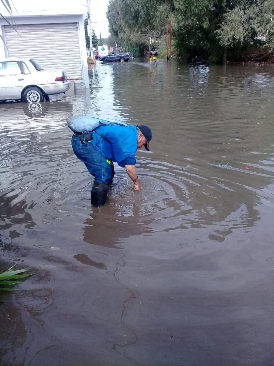 Protocolos de seguridad ante contingencia por lluvias en Soledad