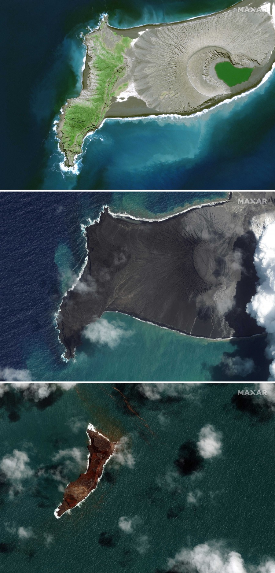 Tonga se encuentra devastado tras la erupción seguida por un tsunami