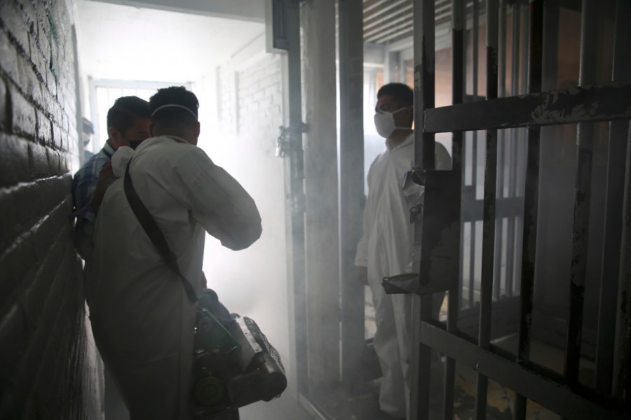 100% de Centros Penitenciarios sanitizados por Covid-19