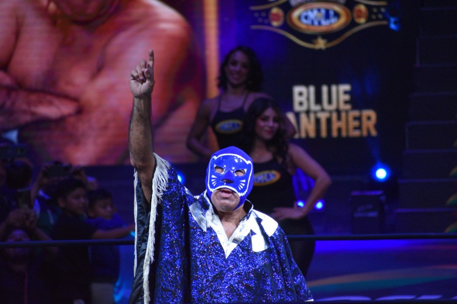 Atlantis, Octagón y Blue Panther vs El Satánico, Fuerza Guerrera y Virus