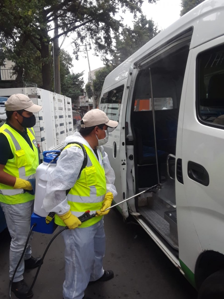 Alcaldía Cuajimalpa refuerza medidas sanitaria