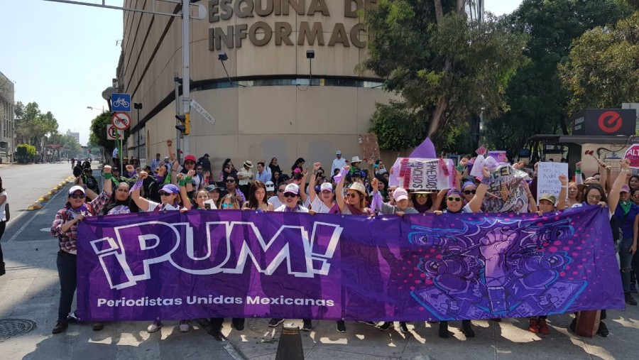 Marcha 8M VS medios