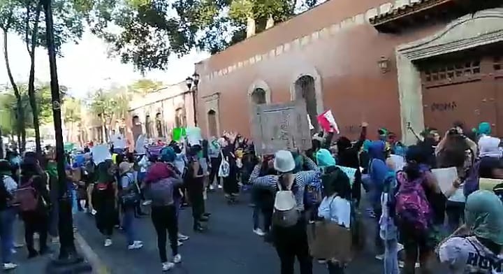 Marcha por Ingrid en Oaxaca