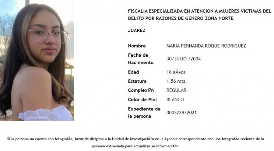 Reportan la desaparición dos adolescentes en Ciudad Juárez