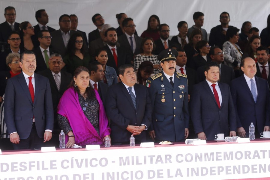 Desfile Militar en Puebla