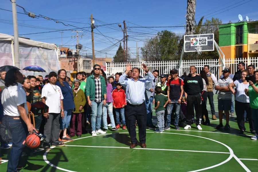 Autoridades de Soledad entregan unidad deportiva rehabilitada