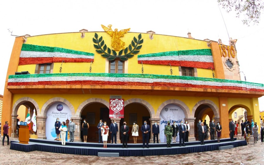 Guanajuato inicia festejos del 210 Aniversario de la Independencia