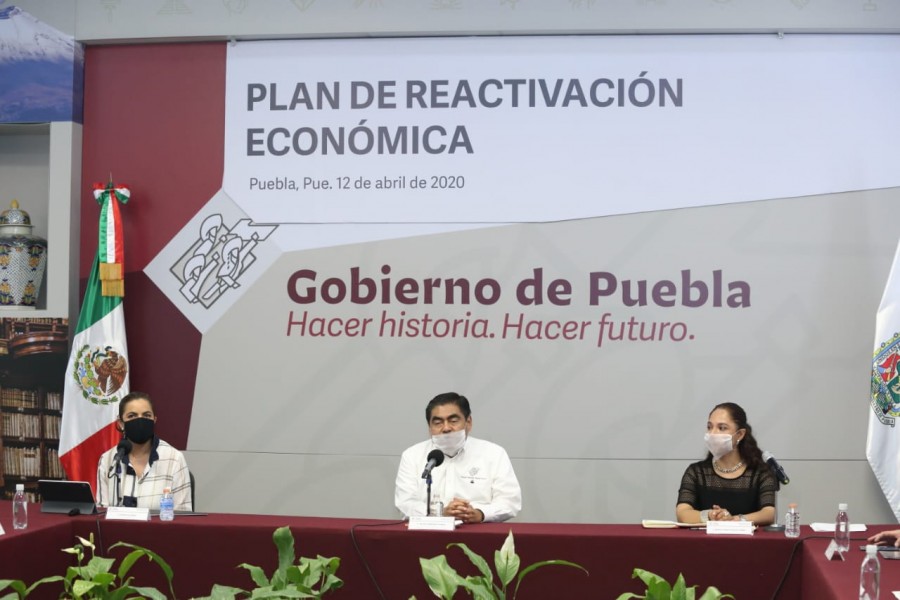 Puebla presenta plan de reactivación económico