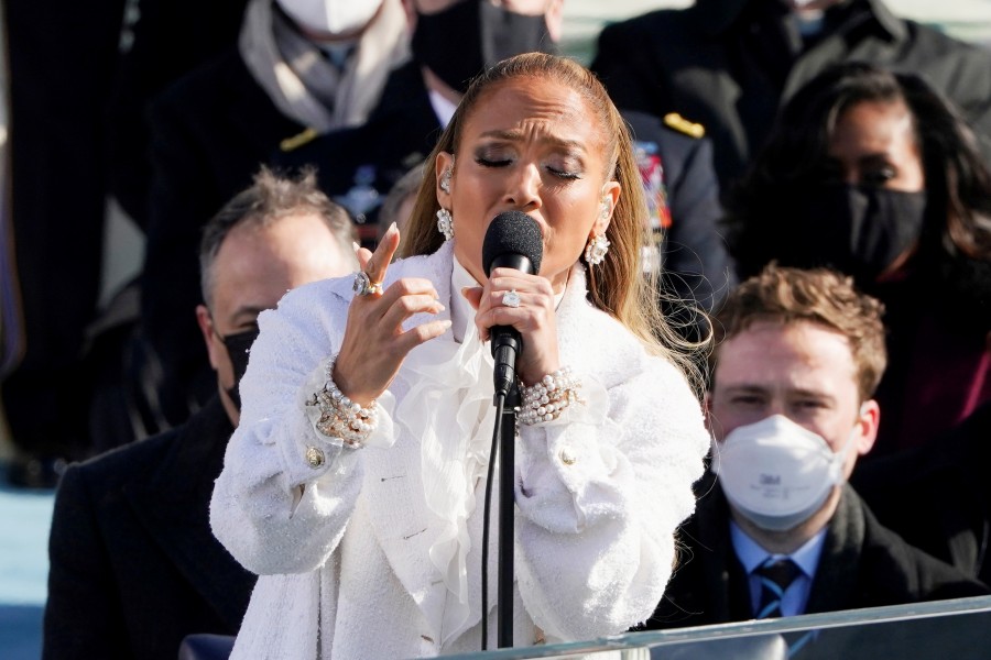 El mensaje en español de Jennifer Lopez durante la investidura de Joe Biden