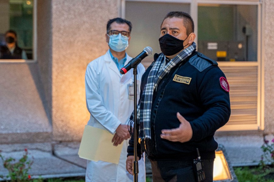 Hospital Juárez de México rinde homenaje a las víctimas del terremoto de 1985