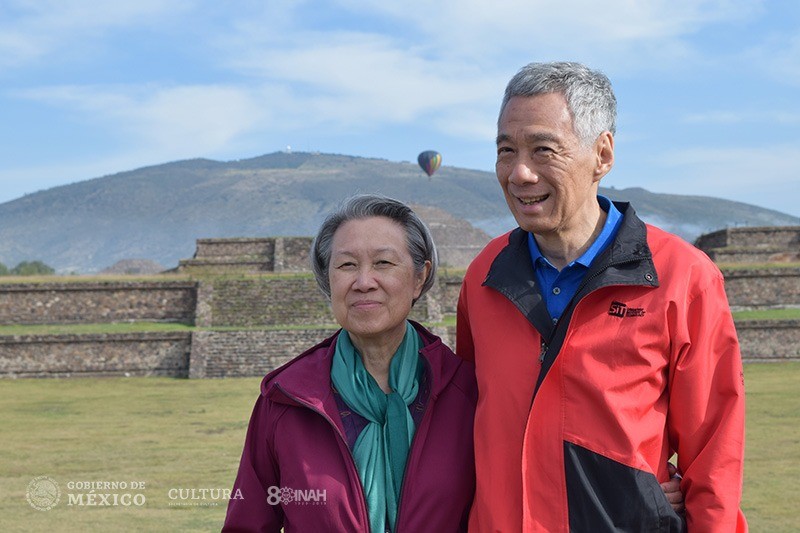 Primer Ministro de Singapur visita Teotihuacan