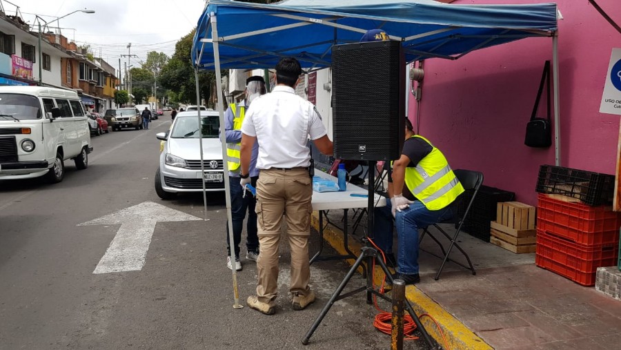 Alcaldía Cuajimalpa refuerza medidas sanitaria