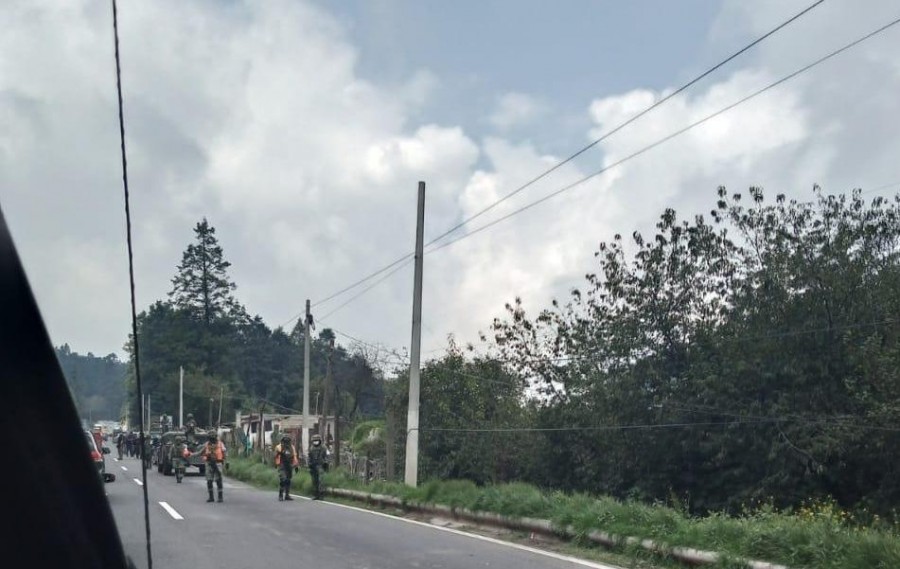 Profepa y Guardia Nacional en alcaldía Cuajimalpa