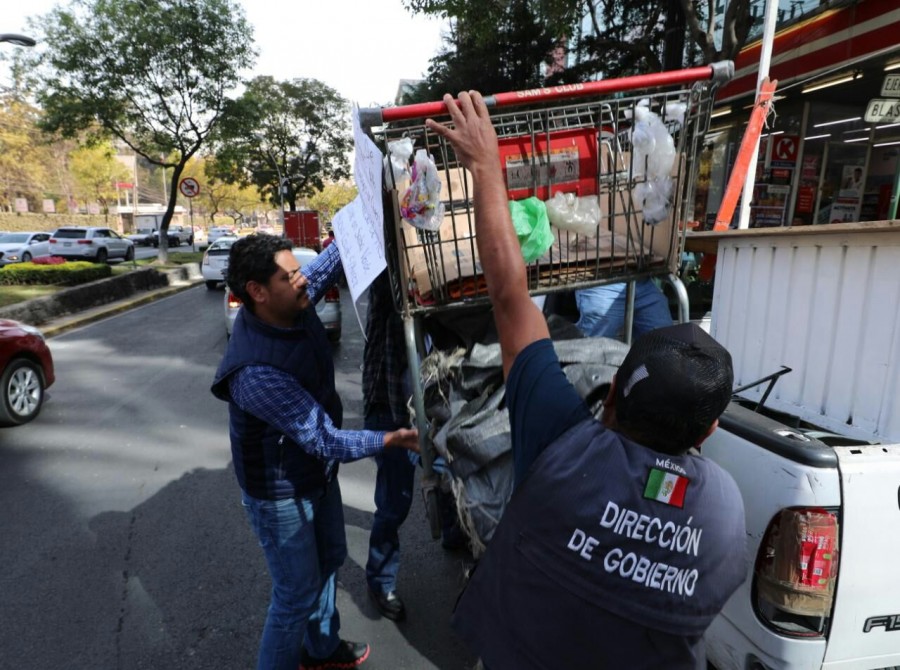 Con ?Vía Libre Polanco?, buscan retirar comercios sin permiso en la Miguel Hidalgo (Galería)