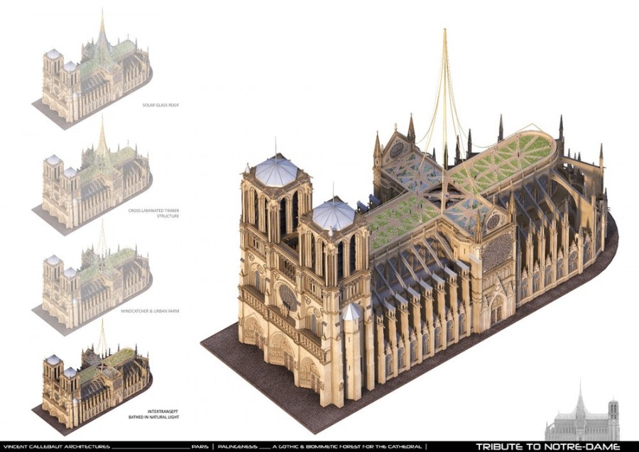 Proyecto Notre Dame de Vincent Callebaut