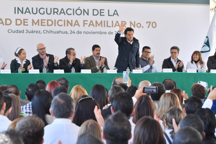 Es inaugurada unidad del IMSS No. 70 en Ciudad Juárez