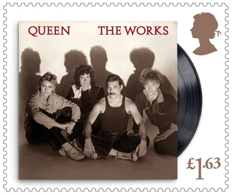 Serie de estampillas de Queen del correo británico