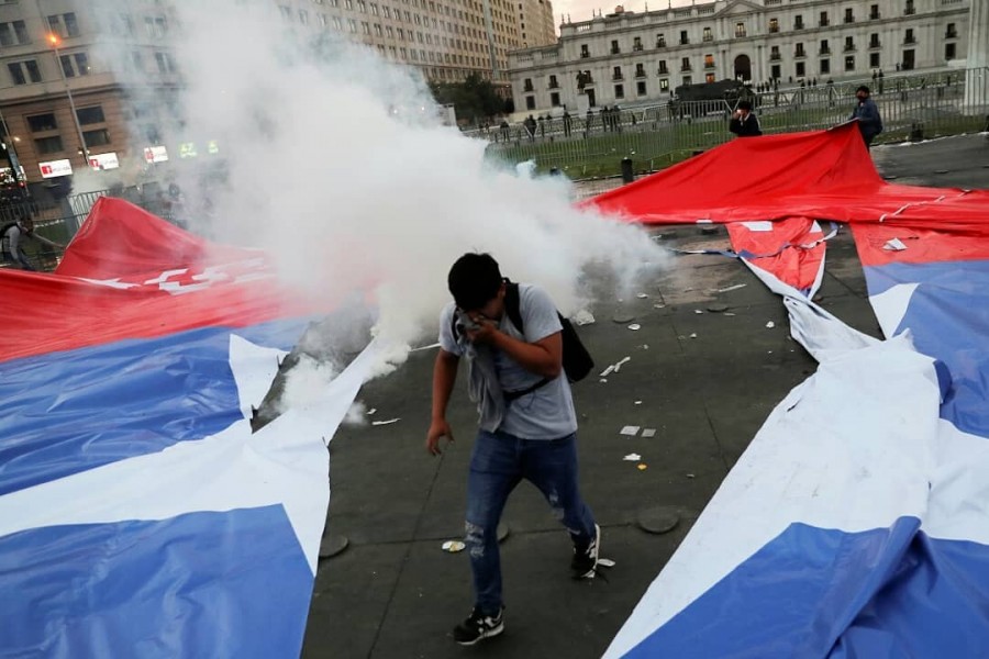 Se lleva a cabo marcha histórica en Chile con un millón de personas