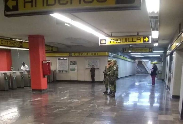 Guardia Nacional llega al Metro