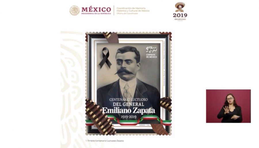 Conmemoración de los 100 años de Emiliano Zapata