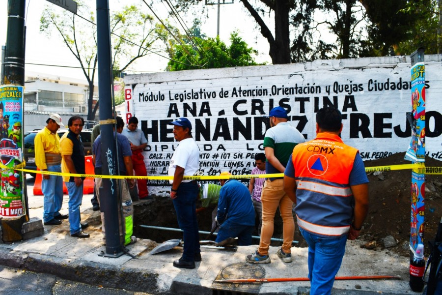 Clausura alcaldía Azcapotzalco túnel de huachicol en el panteón Santa Lucía