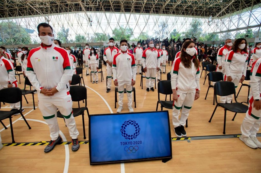 Abanderamiento Delegación Mexicana rumbo a Tokiio 2020