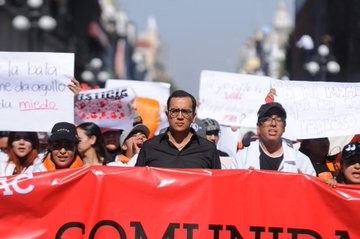 Rectores marcharon en Puebla; refrendan apoyo y solidaridad con universitarios