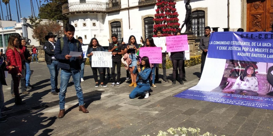 Estudiantes de Chapingo exigen justicia para Nazaret