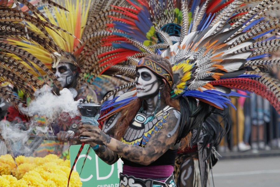 Se lleva a cabo el Desfile Internacional del Día de Muertos en la CDMX