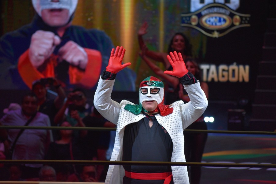 Atlantis, Octagón y Blue Panther vs El Satánico, Fuerza Guerrera y Virus