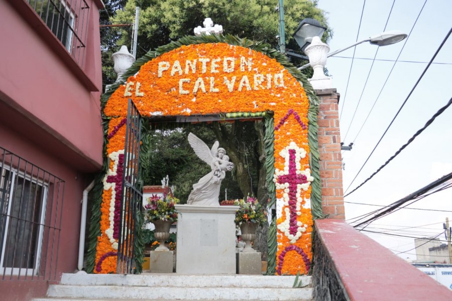 Rehabilitación de panteón El Calvario en Cuajimalpa